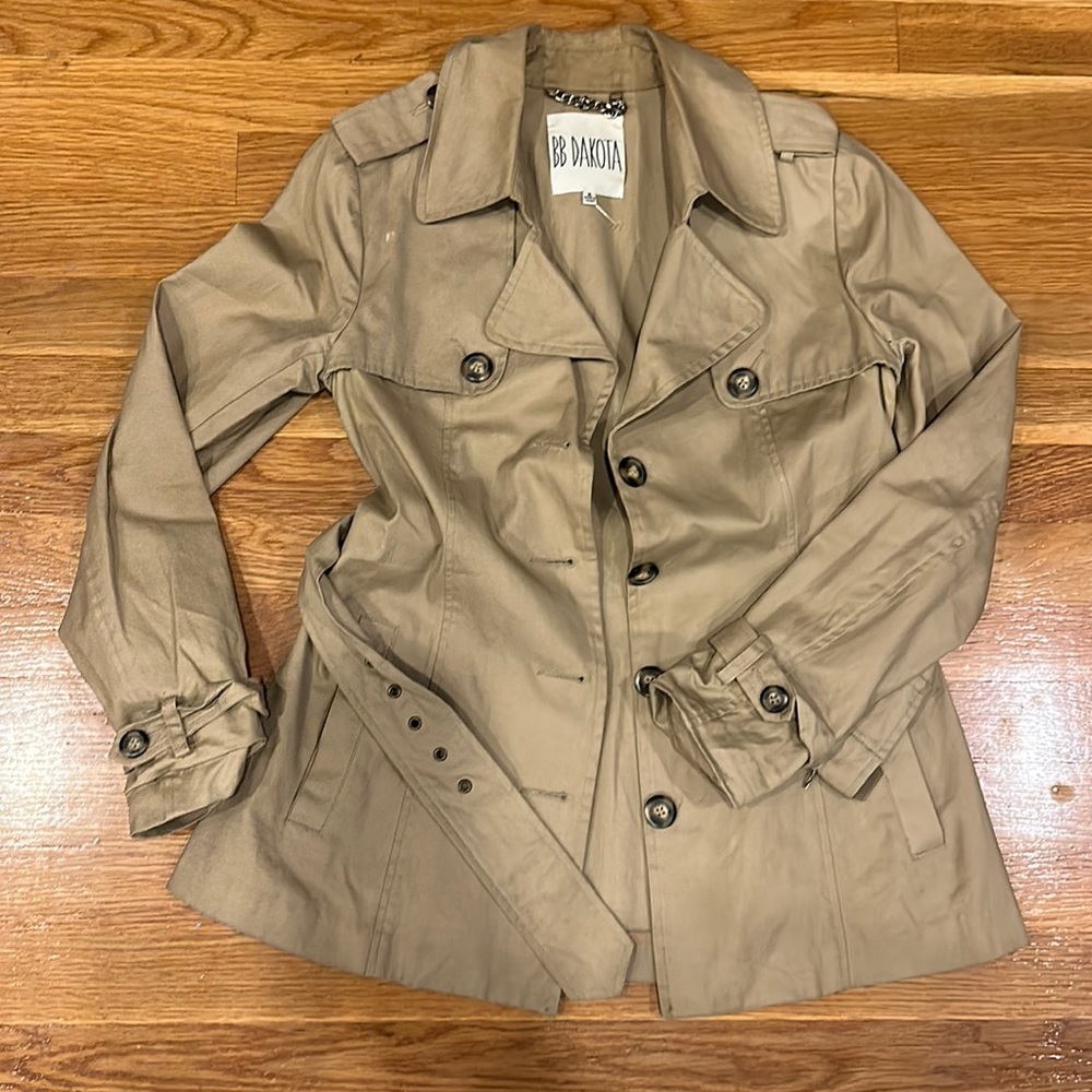 BB Dakota midi trench coat size S